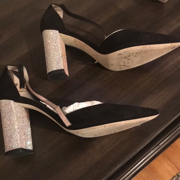 Kate Spade Aurora Borealis BLING Statement Heels - Picture 5 of 8